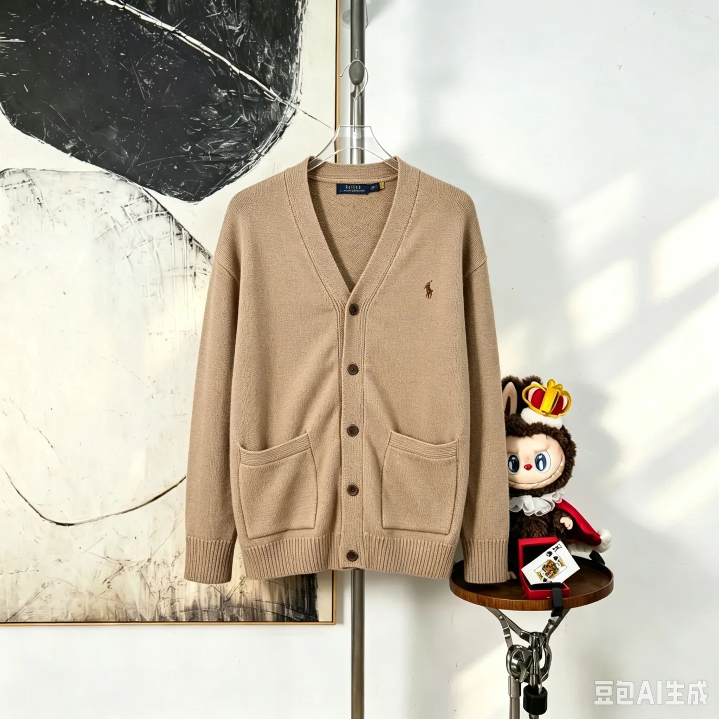 zp ［ ］ Ralph Lauren ： 100% ， - 。 ： ， logo。 ： 3D ， ， 。 ， ， Polo : ， ， ： - -Khaki Size：S M L XL